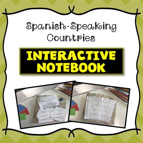 Interactive Notebook Spanish Spanish Countries Países Hispanohablantes