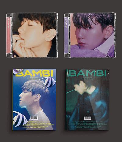 Exo Baekhyun Bambi Rd Mini Album Jewel Case And Photobook Ver