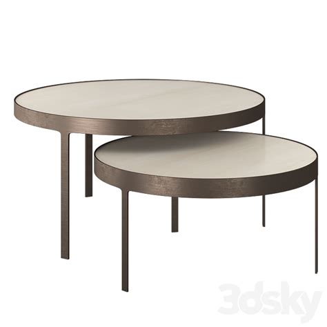 Dover Nesting Coffee Tables Table 3d Model