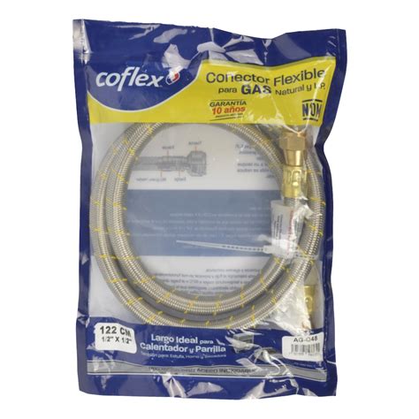 Conector Flexible Para Gas Natural Y Lp X Pulgada Plata Coflex