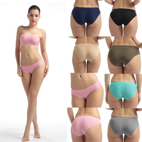 Women Panties Underwear Women Hipsters Briefs Underwear Seamless Ice