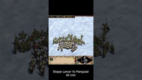 Mangudai Vs Steppe Lancer Aoe Ii Definitive Edition Youtube