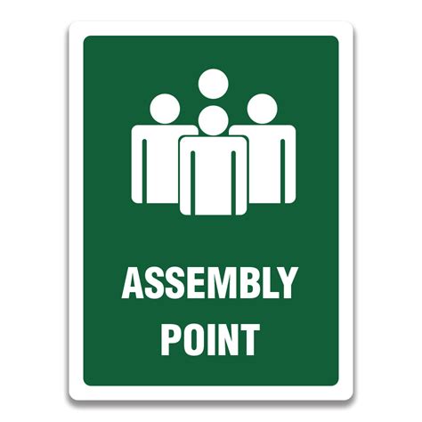 Assembly Point Sign Safety Sign And Label