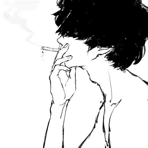 Anime Guy Smoking Aesthetic