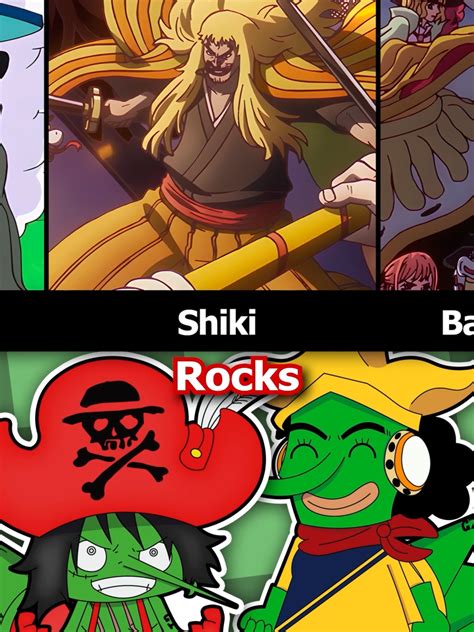 Piratas Rocks em Ordem de Força - One Piece | TikTok