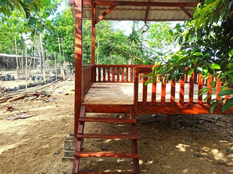 Saung Sederhana Di Rumah Kabin Zeze Zahra Blog Vavai