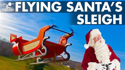 Diy Flying Santas Sleigh 🛷🎅🏼 Youtube