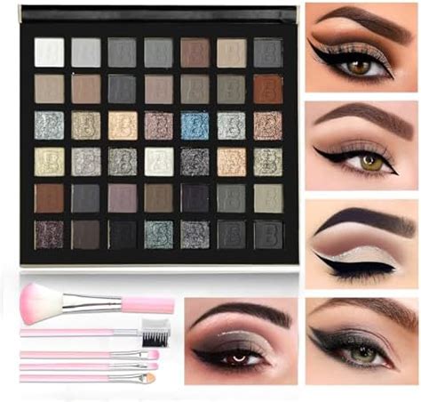 Amazon Ucanbe Baked Eyeshadow Makeup Palette With Hidden Gems Colors Nude Eye Shadow