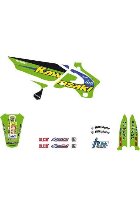 Kit D Co Tecnosel Replica Team Kawasaki Kx