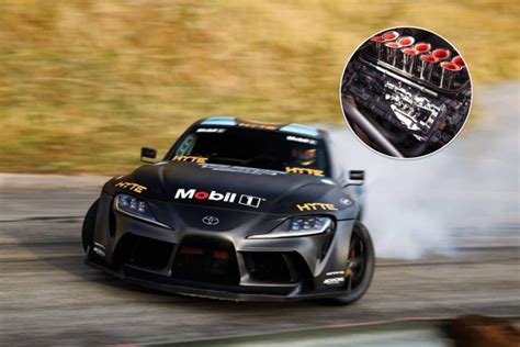 Двигатель Judd из Формулы-1 установили на дрифт-кар Toyota Supra ...