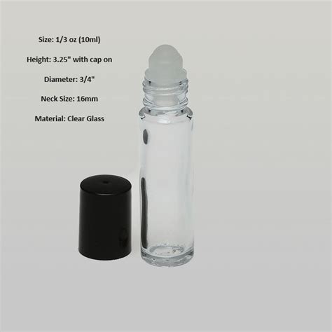 Bulkperfumebottles Ml Oz Clear Cylinder Glass Bottle With