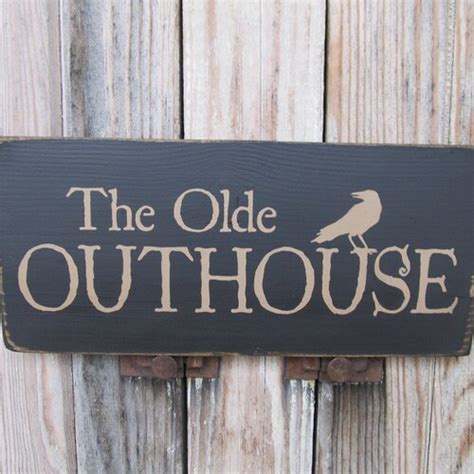 Primitive The Olde Bathhouse Hand Painted Wooden Sign With Etsy