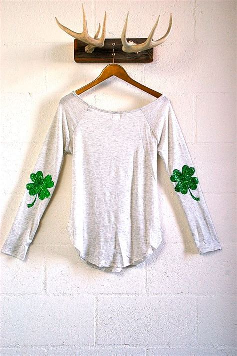 St Patricks Day Shirt Women St Patrick Shirts Sequin Four Etsy St