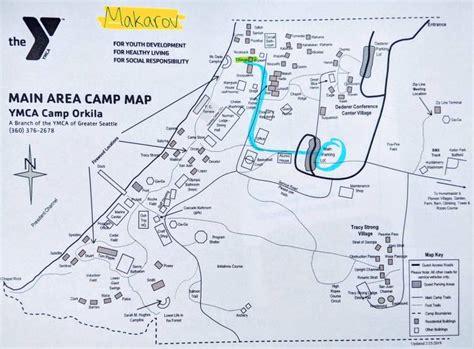 Camp Orkila Map Of Grounds