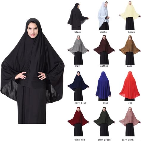 Buy Muslim Black Face Cover Islamic Khimar Clothes