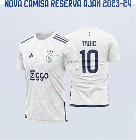 Arte Camisa Reserva Ajax Elo Produtos Especiais