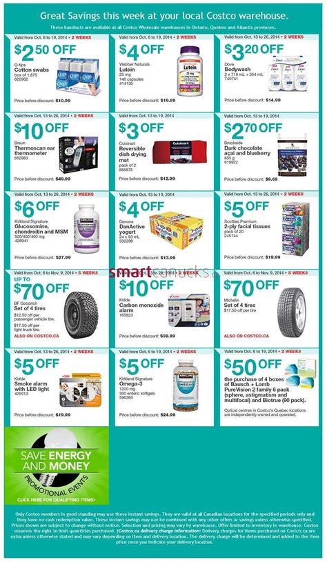 Costco Weekly Savings ON QC Atlantic Canada October 13 To 19