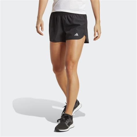 Adidas Womens Running Marathon 20 Running Shorts Black Adidas Us