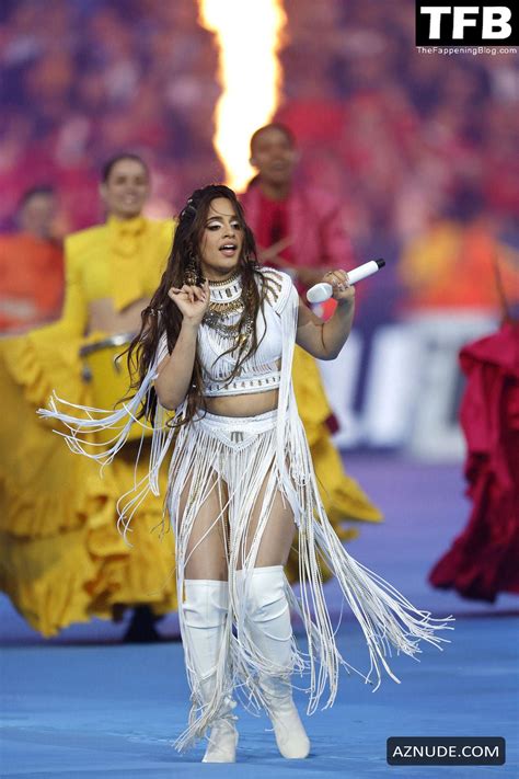 Camila Cabello Sexy Seen Flaunting Her Hot Curves During Her Performance At The Champions League