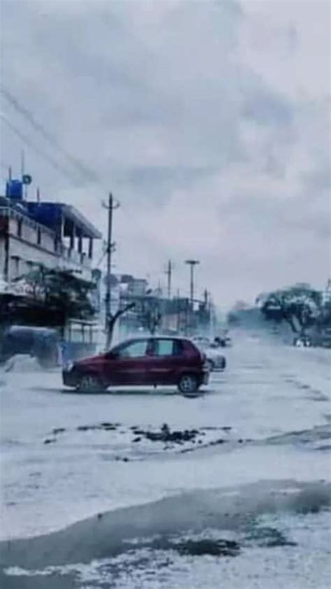 Assam Hailstorm Over 4 400 Houses Damaged As Hailstorm Lashes Parts Of