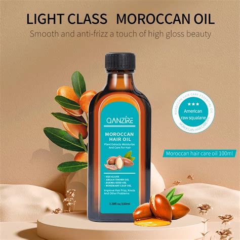 Moroccan Pure Argan Oil Hair Care Essential Oil Dye Damaged Soft