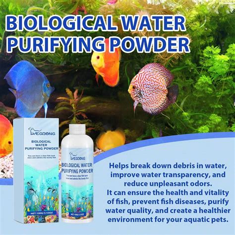 G Fish Tank Water Purifier Algae Removal Powder Cleaning Fish Tank