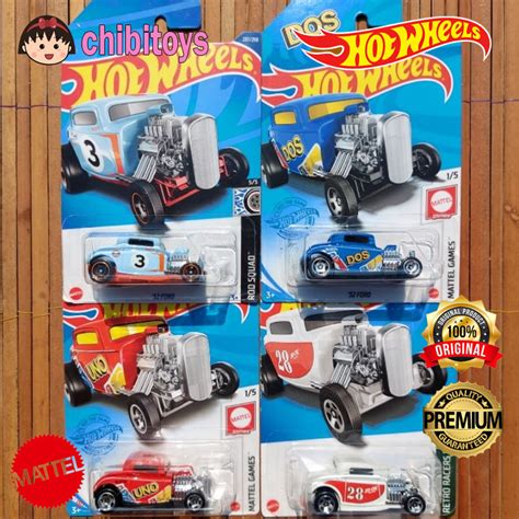 Merah Putih Hitam Hotwheels Ford Black Red Blue Gulf