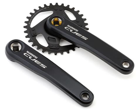 Shimano Cues FC U4000 Crankset W Chainring Black 1 X 9 10 11 Speed