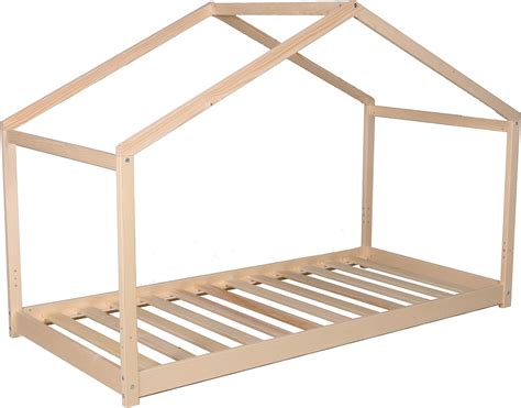 Atmosphera Lit Cabane Enfant Bosco Bois 90x190 Cm Amazonfr