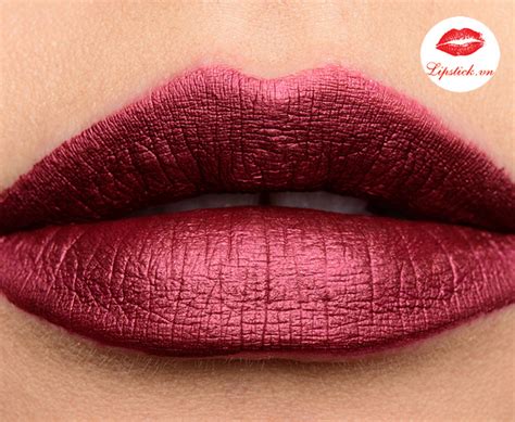 Review Son NYX Liquid Suede Metallic Matte Biker Babe Đỏ