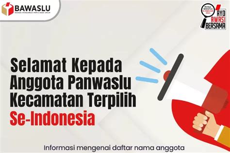 Apa Tugas Dan Wewenang Panwascam Di Pemilu Serentak Simak