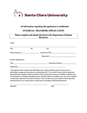 Fillable Online Scu All Information Regarding This Application Is