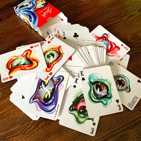 original playing card deck  obanoth playing cards art custom playing cards playing