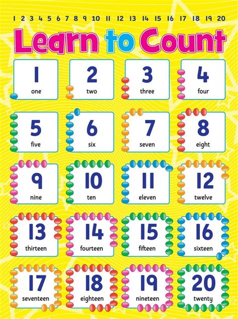 Fun And Free 1 20 Number Charts 101 Activity