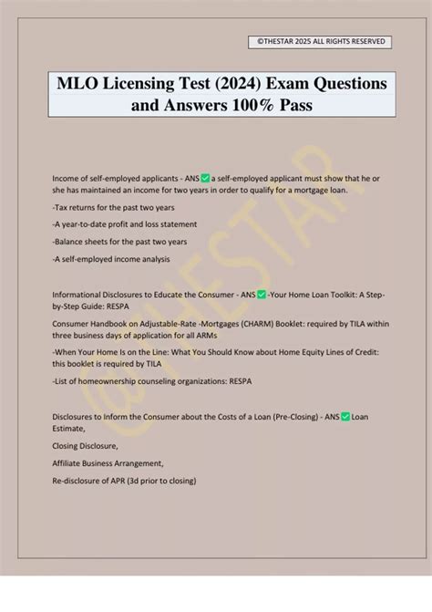 Mlo Exam Questions 5