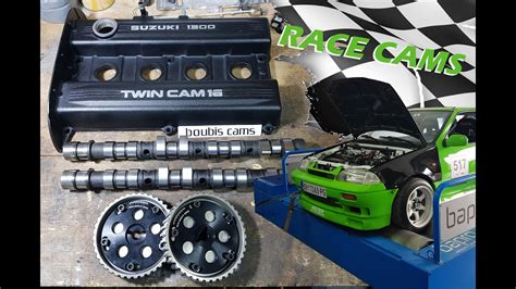 Race Camshafts Suzuki Swift Gti Boubis Cams Youtube