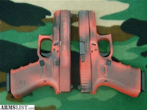 Armslist For Sale Pair Of Glock 19 Gen 4 Red 9mm Pistol Consec S