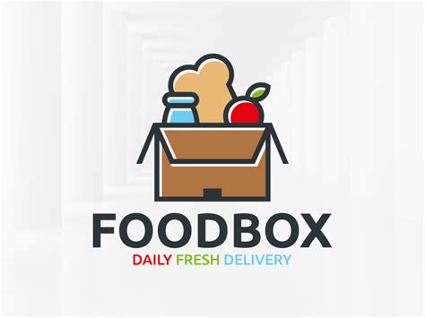 Food Box Logo (for sale) by Alex Broekhuizen on Dribbble