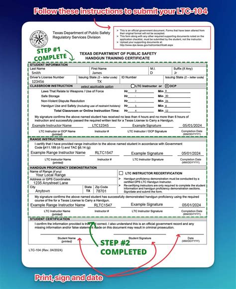 submit texas license  carry supporting documents july