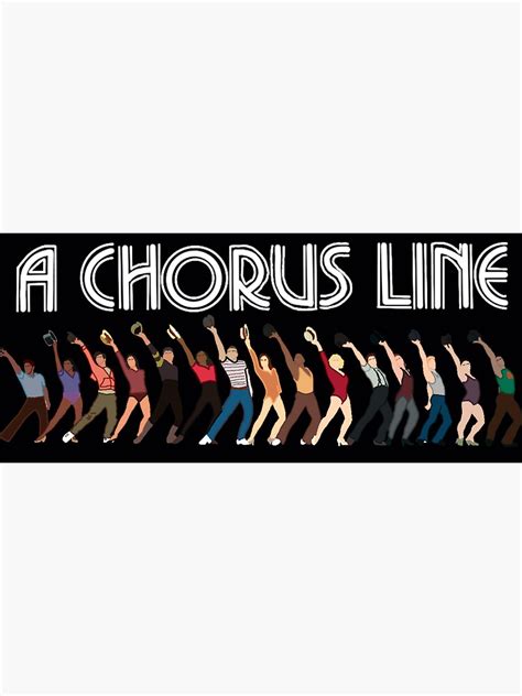 "A Chorus Line Musical" Sticker for Sale by jjwits | Redbubble