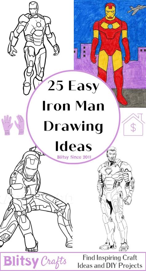 25 Easy Iron Man Drawing Ideas - How to Draw Iron Man