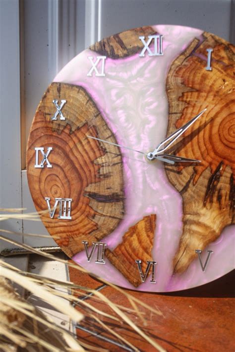 Epoxy Resin Custom Made Wall Clock Handmade Home Decor Wall Etsy