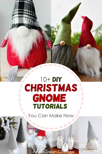 10 Christmas Gnome Tomte Tutorials AppleGreen Cottage