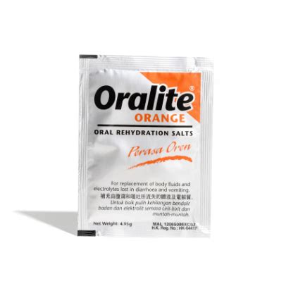 Kkm Approved Ors Oral Rehydration Salts Orange Natural