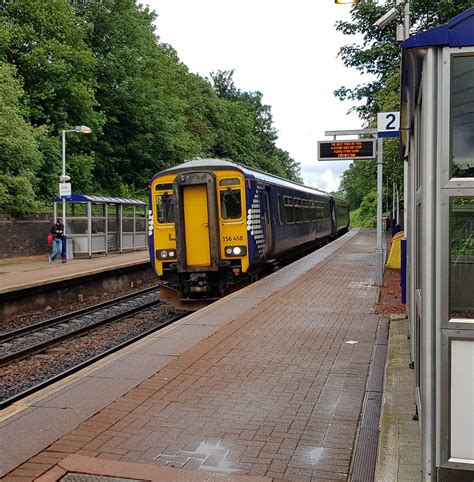 Abellio Scotrail Class 156 156458 Passing Ashfield Station Flickr