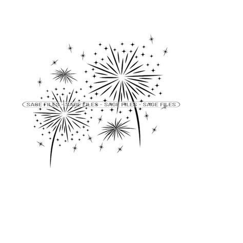 Fireworks SVG, Celebration Svg, Fireworks Clipart, Fireworks - Inspire ...