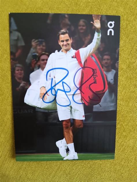 Roger Federer Original Autogramm Kaufen Auf Ricardo