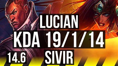 LUCIAN Pyke Vs SIVIR Senna ADC 19 1 14 Quadra Legendary NA