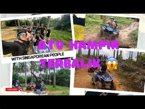 NAIK ATV DAKI BUKIT CROSS SUNGAI NAK TENGOK APA JADI KAT GROUP