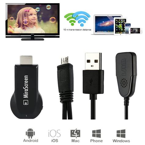 MiraScreen MX адаптер (Miracast, DLNA, Airplay) - Wi-Fi дисплей ...